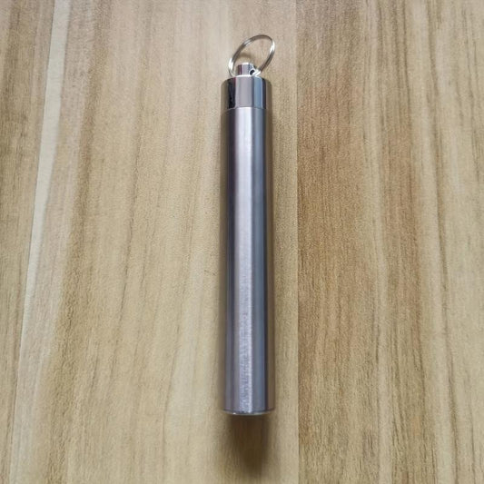 6 Pcs Stainless Steel Toothpick Set with Storage Tube