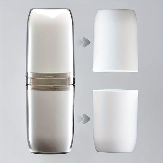 Travel Mouthwash Cup Toothbrush Cup Large Capacity Portable Storage Cup