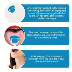 Tongue Coating Cleaning Gel To Remove Oral Odor