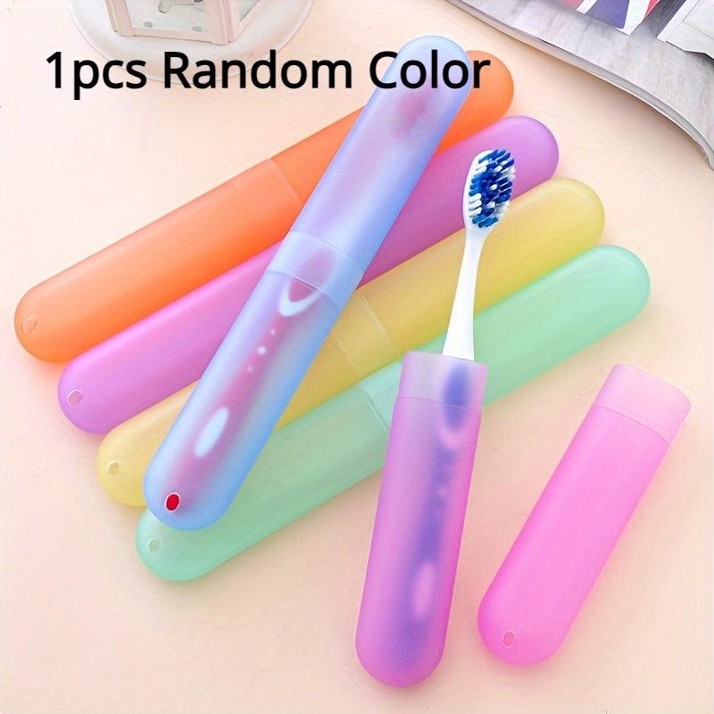 3pcs Portable Toothbrush Holder Traveling Camping Dust-proof Case