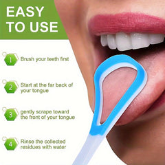 Tongue Scraper Set for Bad Breath Oral Care
