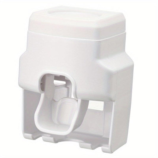 Toothbrush Holder with Automatic Toothpaste Squeezer