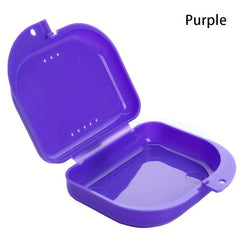 Denture Aligner Case False Teeth Holder Box Soak Container
