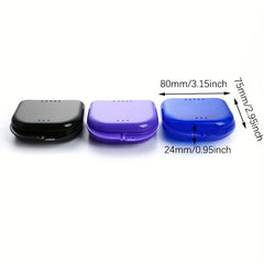 Denture Aligner Case False Teeth Holder Box Soak Container