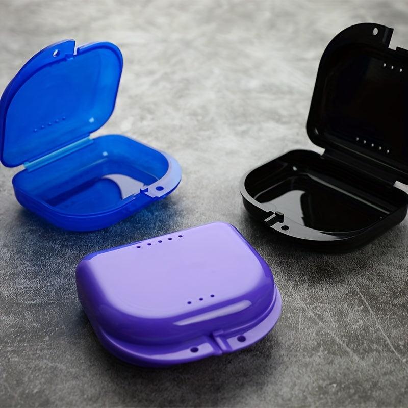 Denture Aligner Case False Teeth Holder Box Soak Container