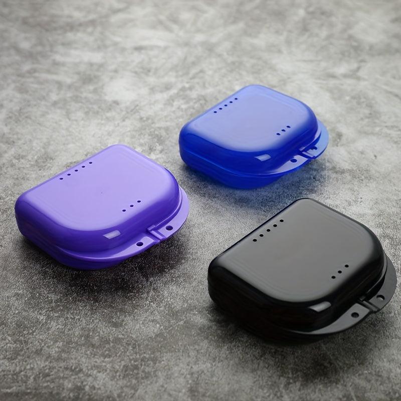 Denture Aligner Case False Teeth Holder Box Soak Container