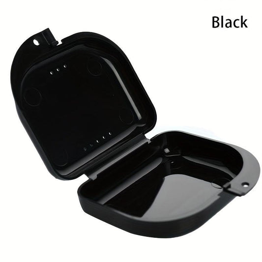 Denture Aligner Case False Teeth Holder Box Soak Container