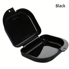 Denture Aligner Case False Teeth Holder Box Soak Container