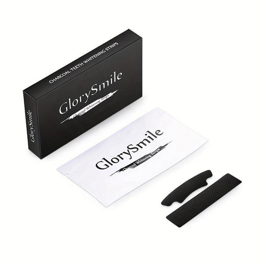 Paris 28Pcs Charcoal Teeth Whitening Strips 30 Minutes No Residue