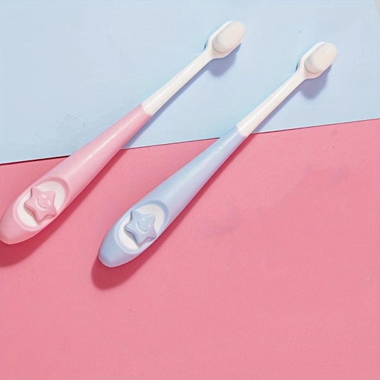4pcs Cartoon Star Toothbrushes Extra Soft Bristles