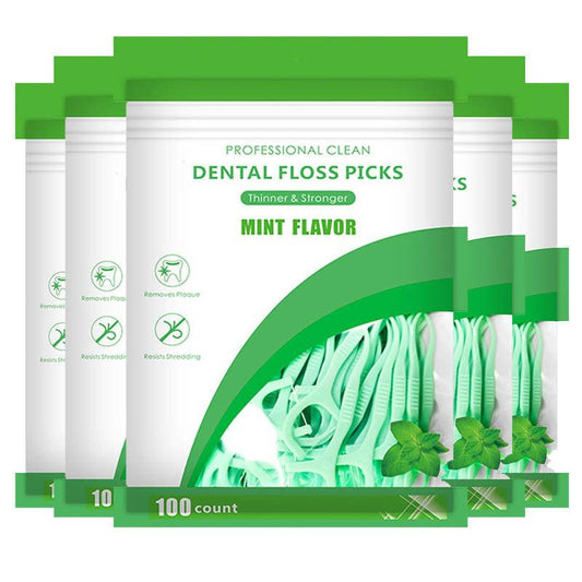 Dental Flossers Mint Gentle Clean Soft Floss Picks