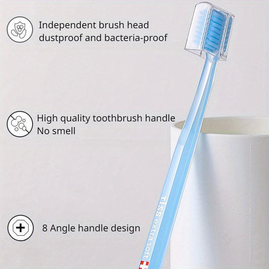 4pcs Soft Manual Toothbrushes For Sensitive Teeth Gums