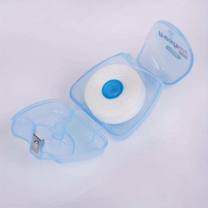 Portable Dental Floss Keychain 50 Meters Mint Flavor