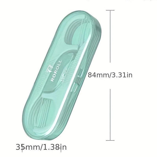 Portable Dental Floss Stick Storage Box - 10pcs