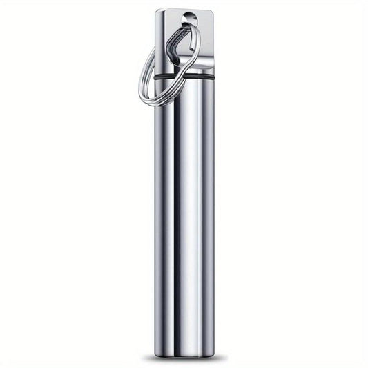 Portable Toothpicks Holder Waterproof Case Container With Keychain