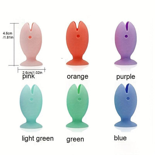 Toothbrush Cover Cap Travel Protector with Suction Cup