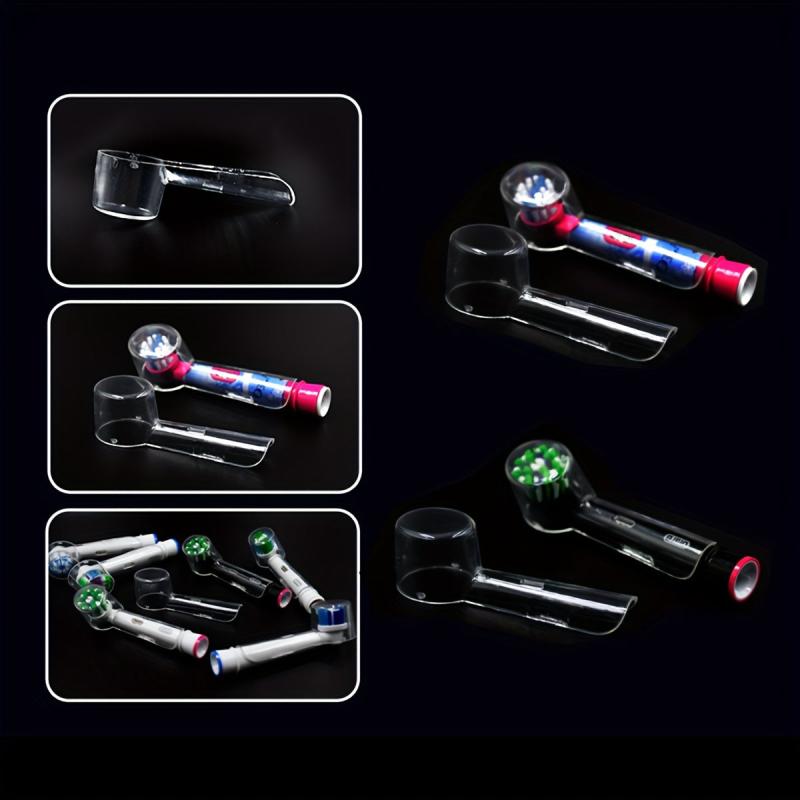 5pcs Toothbrush Head Cover Case Storage Box Protector Cap Holder