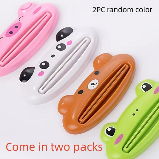2pcs Cartoon Toothpaste & Facial Squeezer