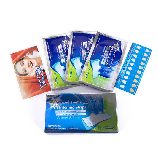 Teeth Whitening Strips 28pcs 14pack Oral Care Easy To Carry Keep Teeth