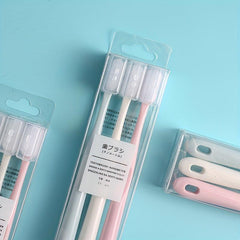 3-Pack Extra Soft Bristle Manual Toothbrushes for Sensitive Teeth Gums