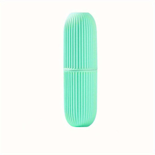 Travel Toothbrush Cup Holder Storage Case Organizer