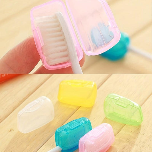5pcs Toothbrush Head Cover Storage Box Bathroom Accessories