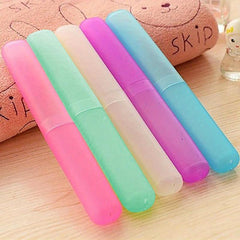 Toothbrush Storage Case Portable Travel Mouthwash Brushing Cup Holder