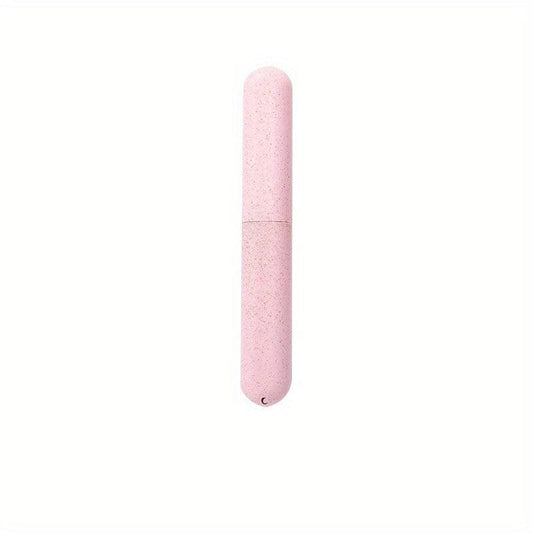 Wheat Straw Toothbrush Storage Container Box for Travel