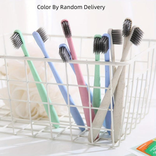 Colorful Soft Toothbrushes for Deep Oral Care, 10-pack