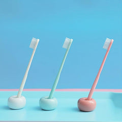 10pcs Macaron Travel Toothbrush Ice Cream Soft Bristle