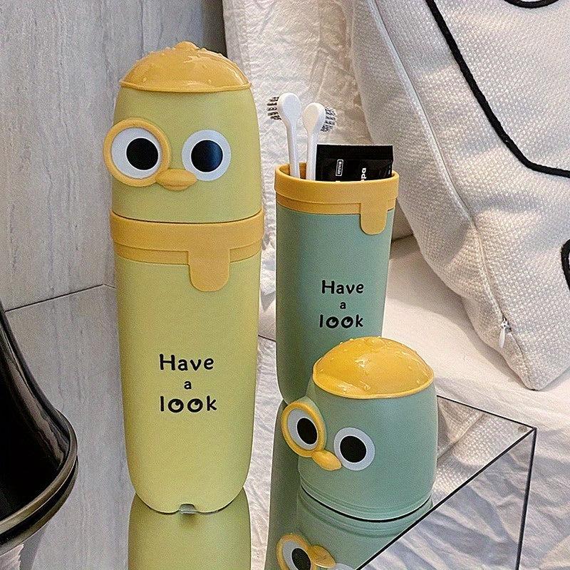 Cartoon Toothbrush Storage Box Gargle Cup Holder