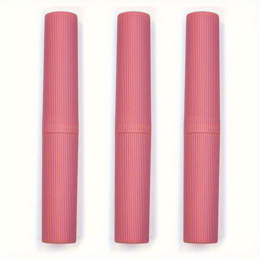 3pcs Travel Toothbrush Storage Case Portable Holder Cup