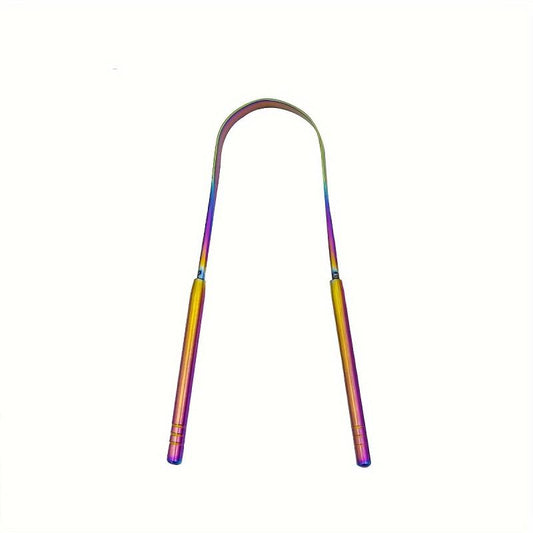 1pc Stainless Steel Tongue Scraper for Oral Care