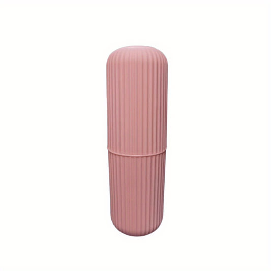 Portable Toothbrush Set with Rinse Cup & Toothpaste Cartridge Box