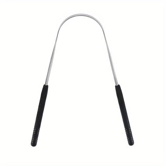 Stainless Steel Tongue Scraper Bad Breath Oral Care Tool