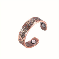 Copper Magnetic Ring for Men Women Adjustable Finger Ring