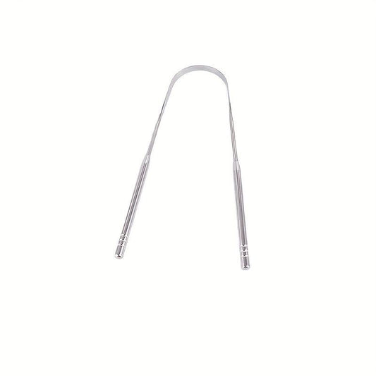 3pcs Tongue Scraper Reduce Bad Breath Stainless Steel Cleaners Oral Care