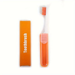 Foldable Travel Toothbrush Soft Bristles Oral Care Home Adults Daily