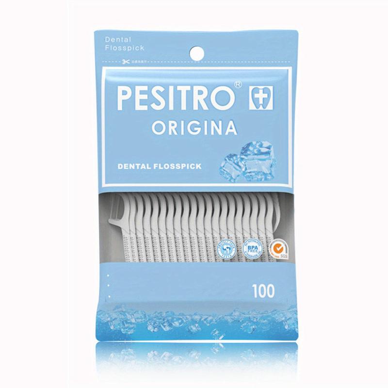 100-300 Dental Flossers Mint Blueberry Flavor Soft Floss Picks
