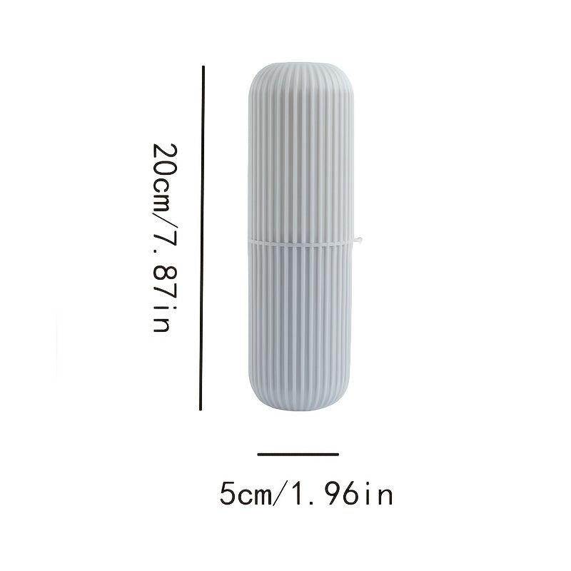 Portable Couple Toothbrush Box & Mouthwash Cup for Travel