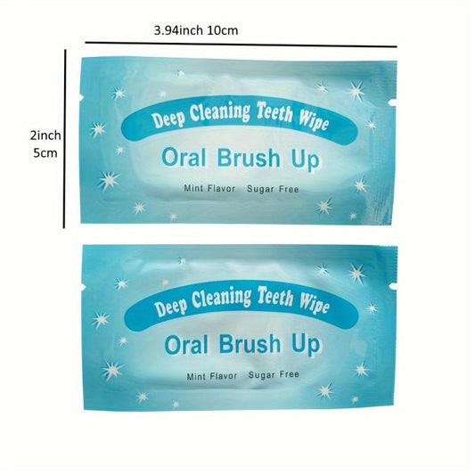 10pcs Disposable Teeth Wipe for Oral Health