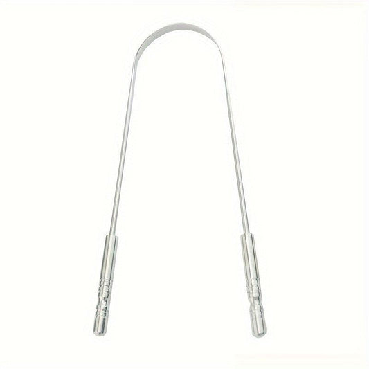 Stainless Steel Tongue Scraper for Oral Care - Reduce Bad Breath