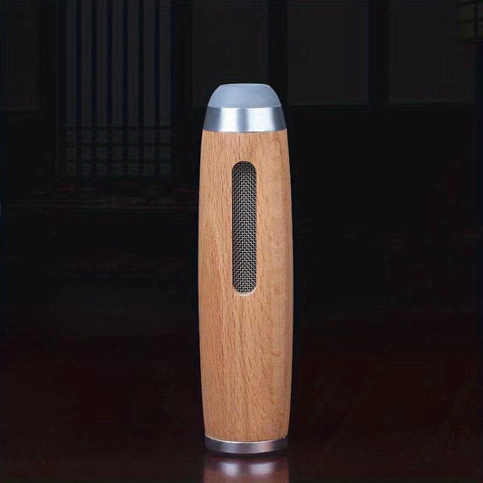 Wooden Car Ashtray Non Dropping Ashtray Portable Car Smoking