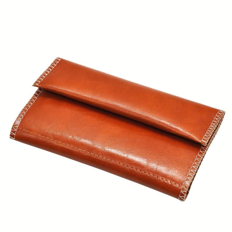 Hand Rolled Tobacco Bag Leather Tobacco Bag Portable Smoking Tool Storage Bag