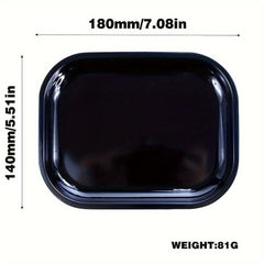 1pc Metal Rolling Tray Durable Wake Up Tray Fruit Plate Dessert Tray