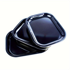 1pc Metal Rolling Tray Durable Wake Up Tray Fruit Plate Dessert Tray