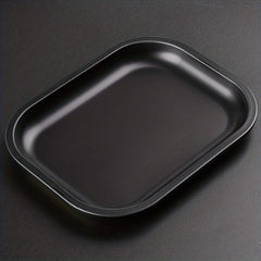 1pc Metal Rolling Tray Durable Wake Up Tray Fruit Plate Dessert Tray