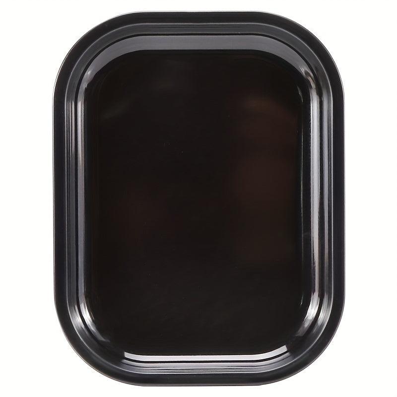 1pc Metal Rolling Tray Durable Wake Up Tray Fruit Plate Dessert Tray