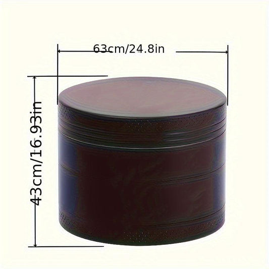 4-Layer Zinc Alloy Grinder Spice Crusher Kitchen Supplies