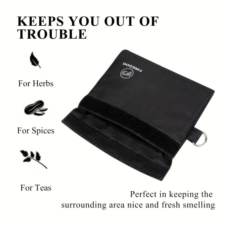 Smoke Smell Proof Bag Carbon Lined Tobacco Pouch for Herb Storage